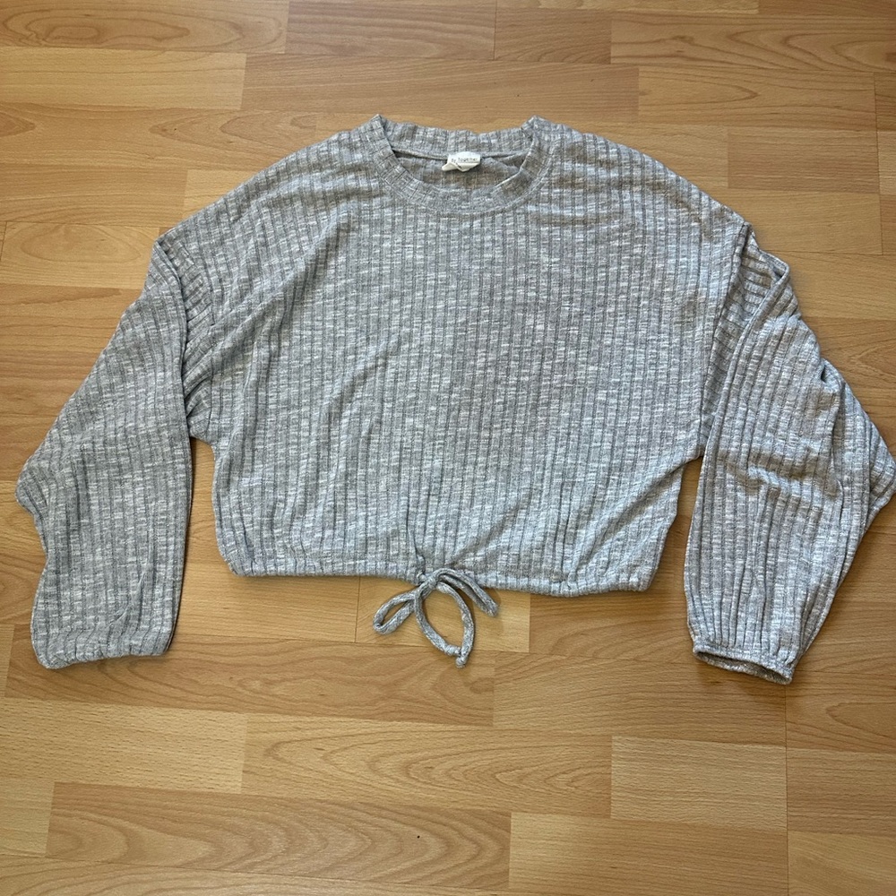 By Together cropped ribbed long sleeve top. Never worn.